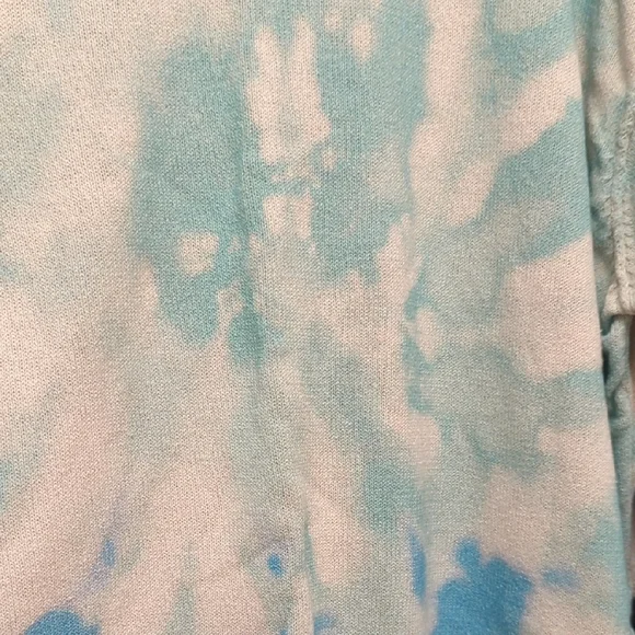 NWOT Free People Blue and Cream Graphic Crewneck Sweater Size Medium - Picture 7 of 11